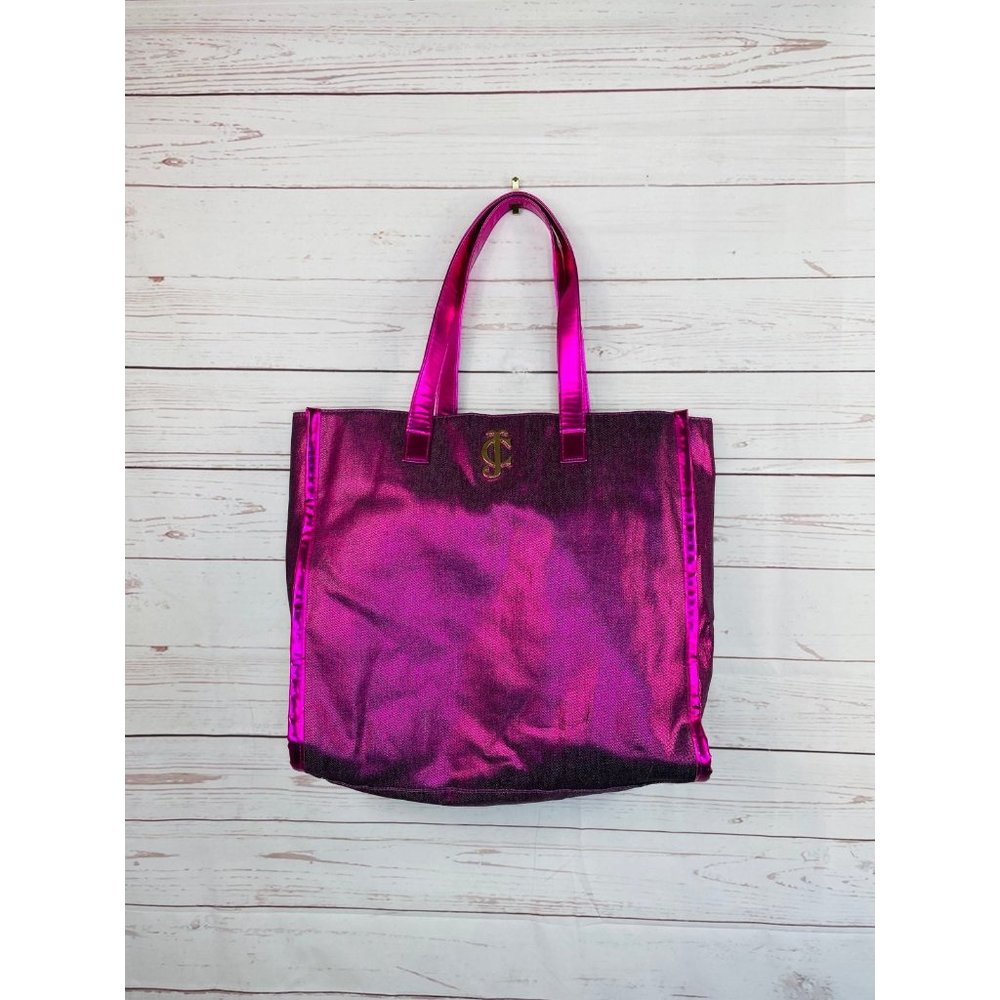 Juicy Couture Metallic Pink Tote Bag